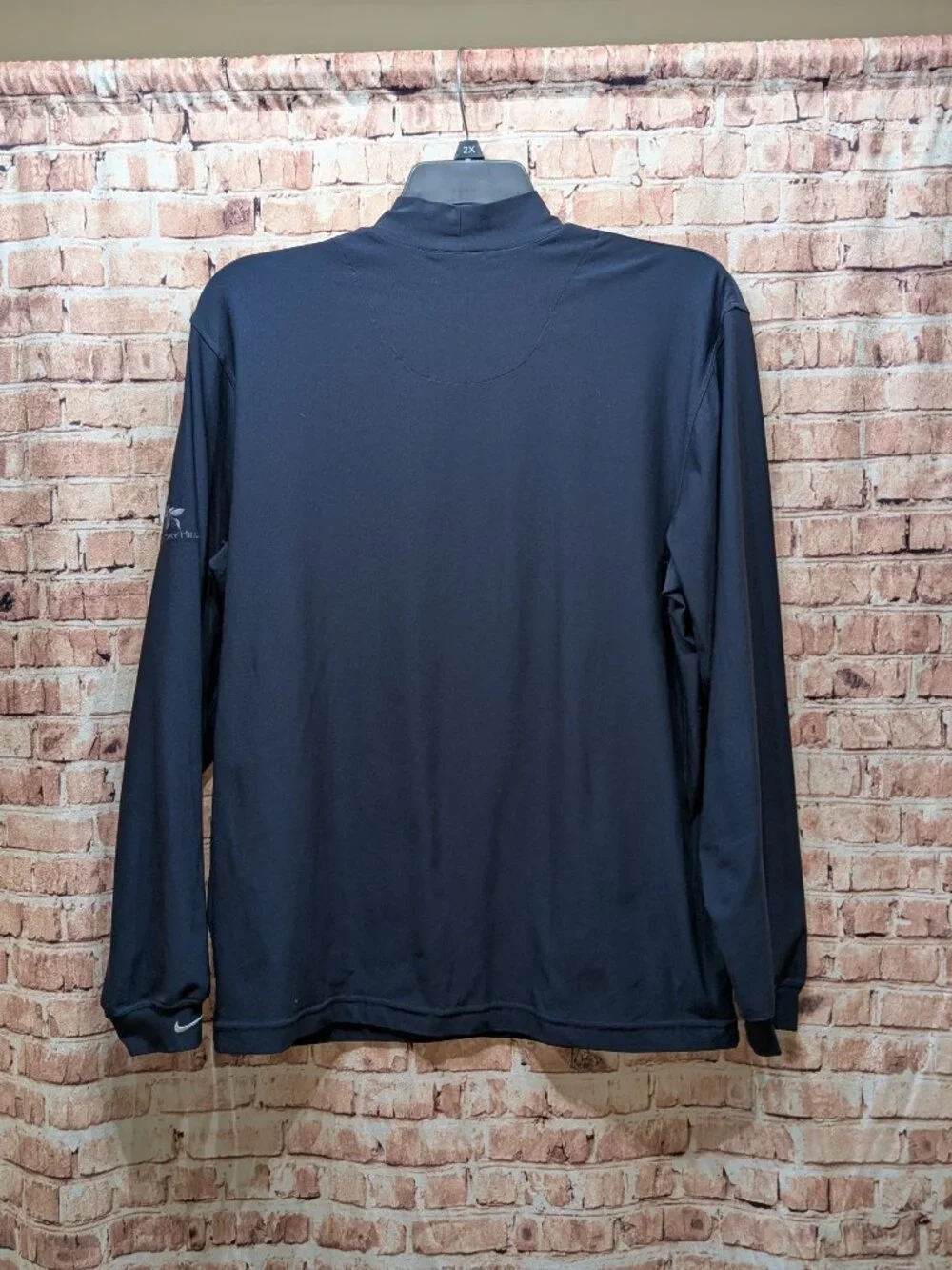 Nike Golf Blue Long Sleeve Athletic Pullover Hickory Hills Golf  Size Large